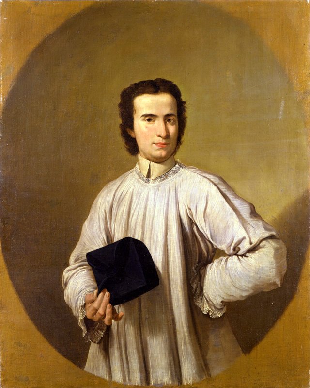 Portrait of a clergyman known as the 'little priest' by Giacomo Ceruti