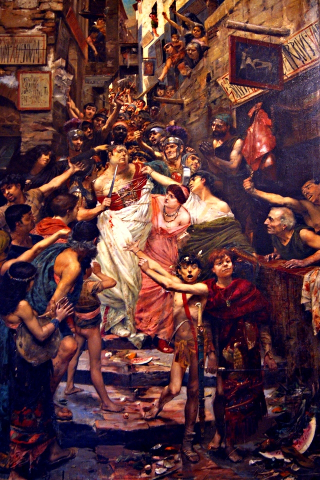 The Emperor Vitellius Dragged through the Streets of Rome by the People by Georges Rochegrosse