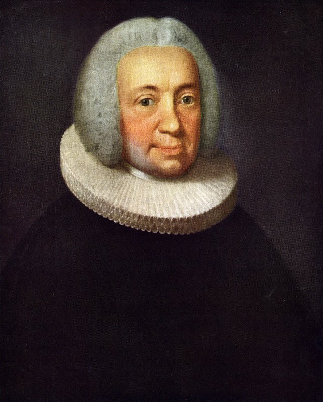 Hans Adolph Brorson (1694-1764), Danish bishop and hymn writer. by Johan Hörner