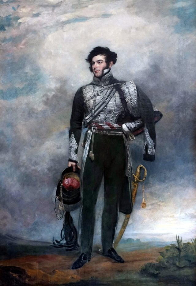 A portrait of Richard Temple-Nugent-Brydges-Chandos-Grenville, 2nd Duke of Buckingham and Chandos by John Jackson