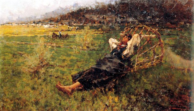 Contadinella a riposo by Francesco Filippini