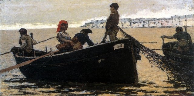 Pescatori napoletani by Francesco Filippini