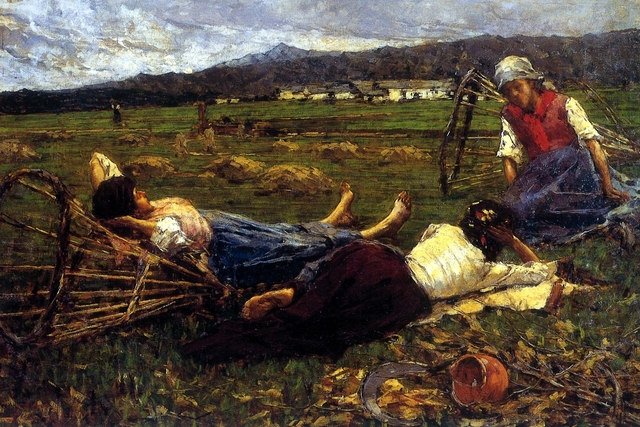 Contadine in riposo by Francesco Filippini