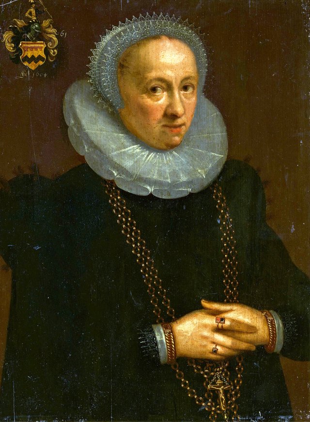 Bildnis der Elisabeth von Kreps by Geldorp Gortzius