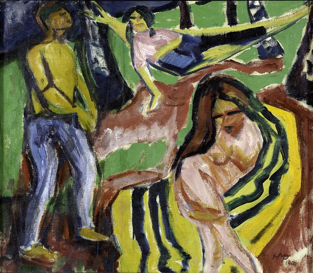 Im Wald bei Moritzburg by Max Pechstein