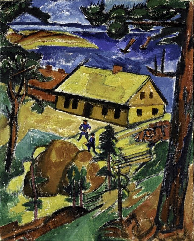 Neues Haus by Max Pechstein