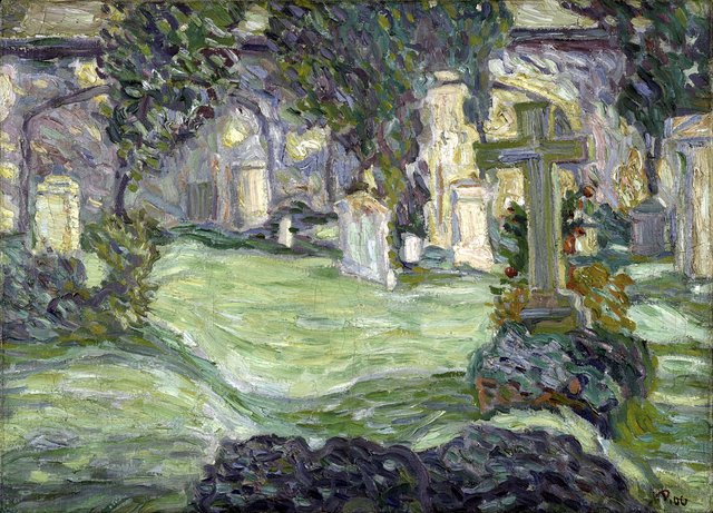 Eliasfriedhof in Dresden by Max Pechstein