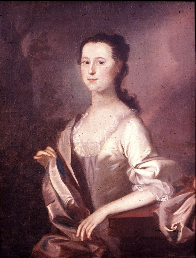 Mrs. Wyseman Clagett (Née Lettice Mitchell; Later Mrs. Simon McQuesten) by Joseph Blackburn