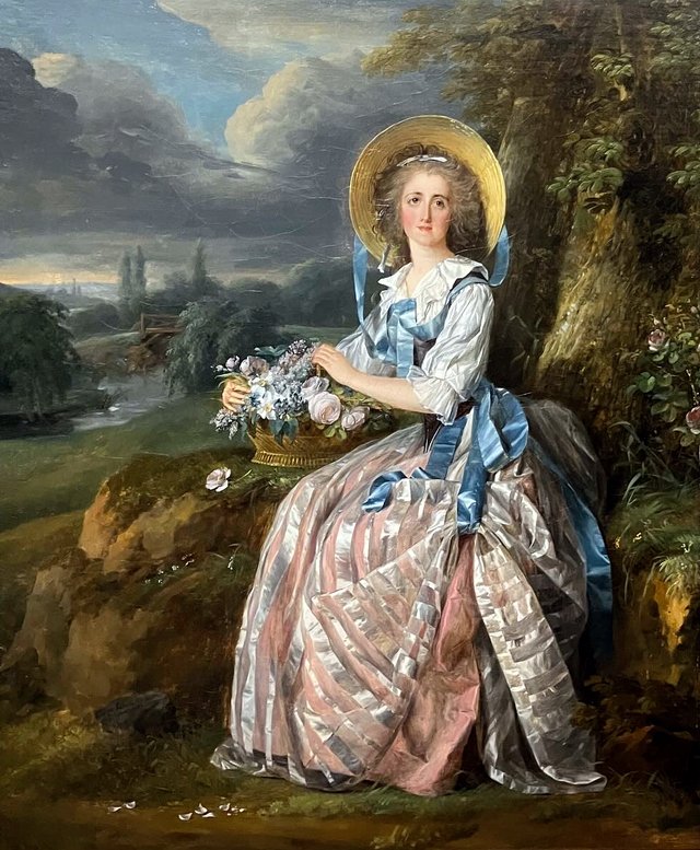 Young Woman in a Landscape by Marie-Guillemine Benoist