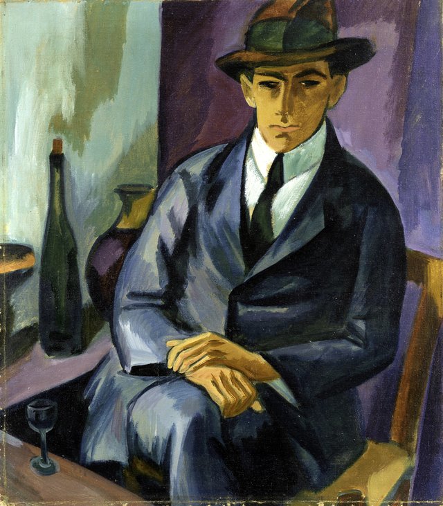 Männerbildnis by Max Pechstein