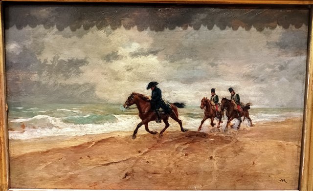 Le général Championnet au bord de la mer by Jean-Louis-Ernest Meissonier