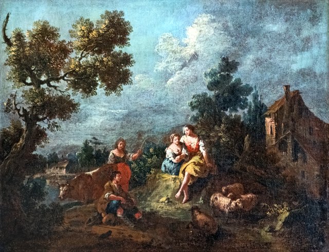 Landscape by Giuseppe Zais