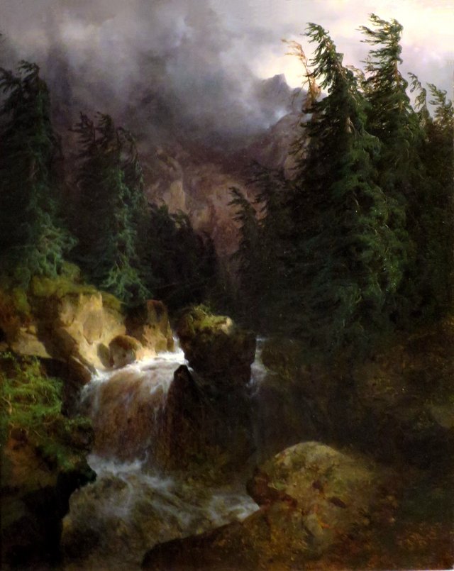 Souvenir of Handeck by Alexandre Calame