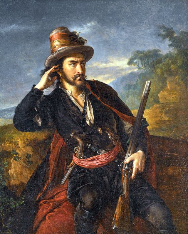 Prince Mikhail Andreevich Obolensky (1806–1873) by Vasily Andreevich Tropinin