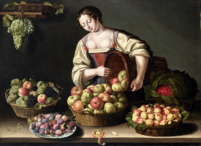 The Fruit Seller by Louise Moillon