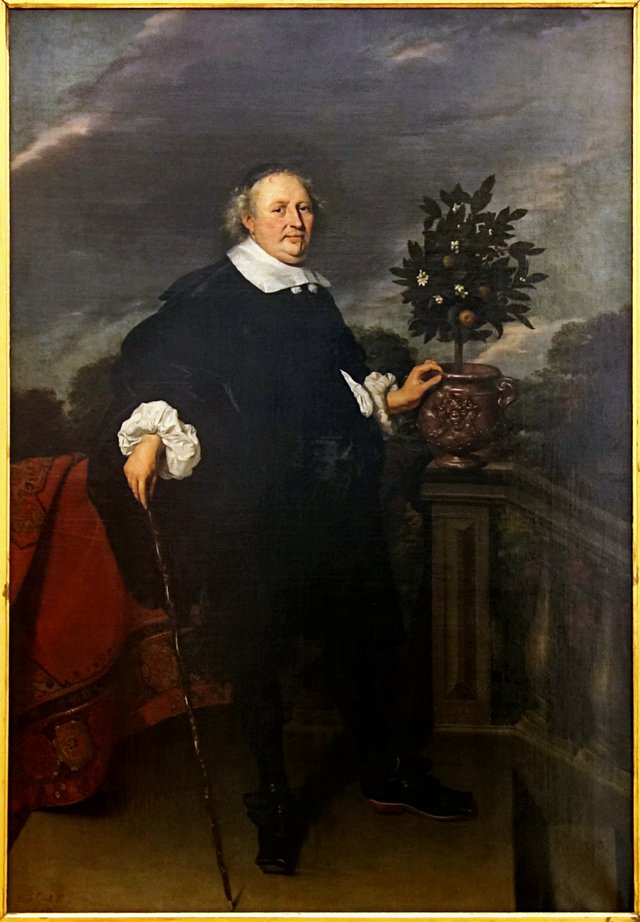 Portrait d'homme, dit jadis Portrait de Jean-Maurice de Nassau by Wybrand de Geest