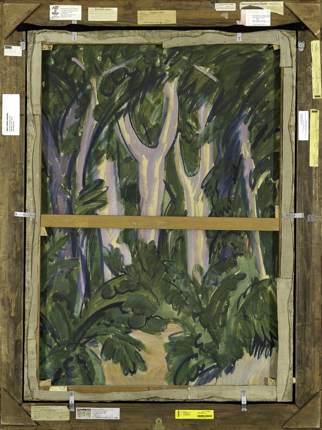 Violette Bäume by Ernst Ludwig Kirchner