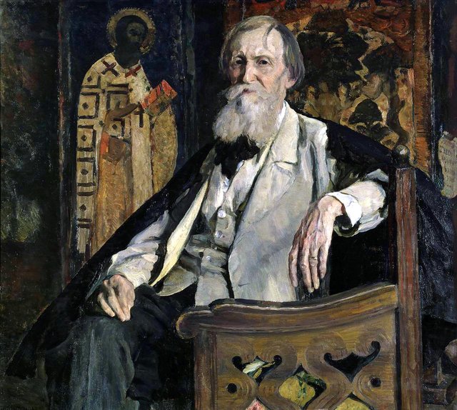Viktor Vasnetsov by Mikhail Nesterov