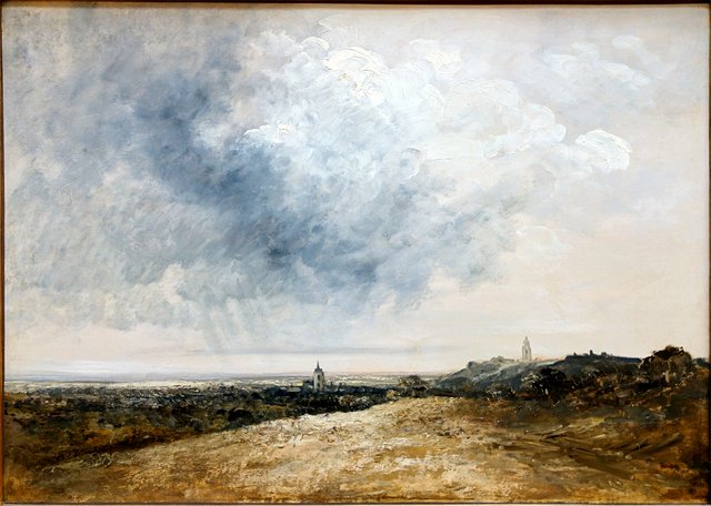 Paysage en bord de mer by Georges Michel
