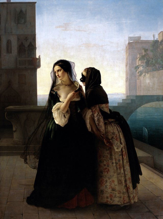 Il Consiglio alla Vendetta by Francesco Hayez