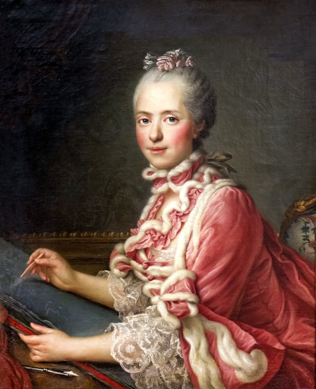 Portrait of Madame Victoire, daughter of Louis XV by François-Hubert Drouais