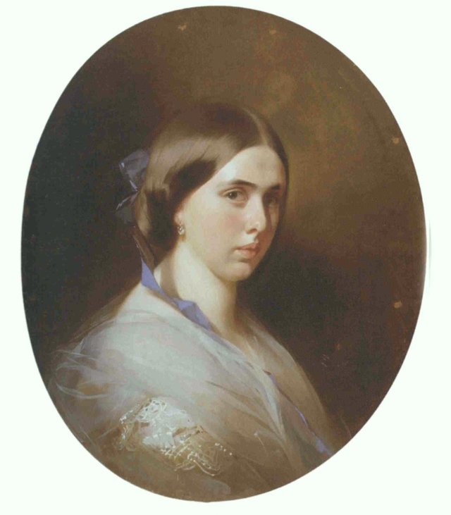 Portrait of Natalya Vladimirovna Dolgorukova (née Countess Orlova-Davydova) by Ivan Makarov