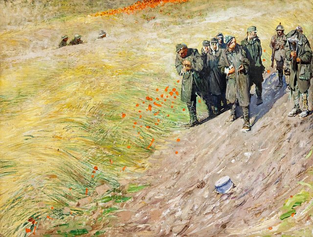 Captured Prisoners Below the Montello Hill by Giulio Aristide Sartorio
