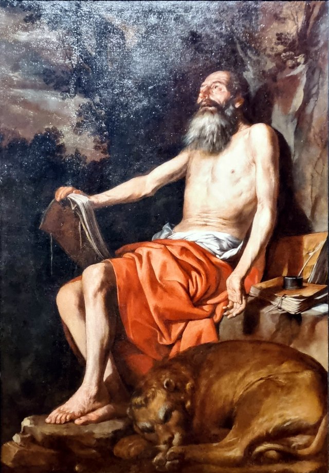 Saint Jérôme au désert by Antonio del Castillo y Saavedra