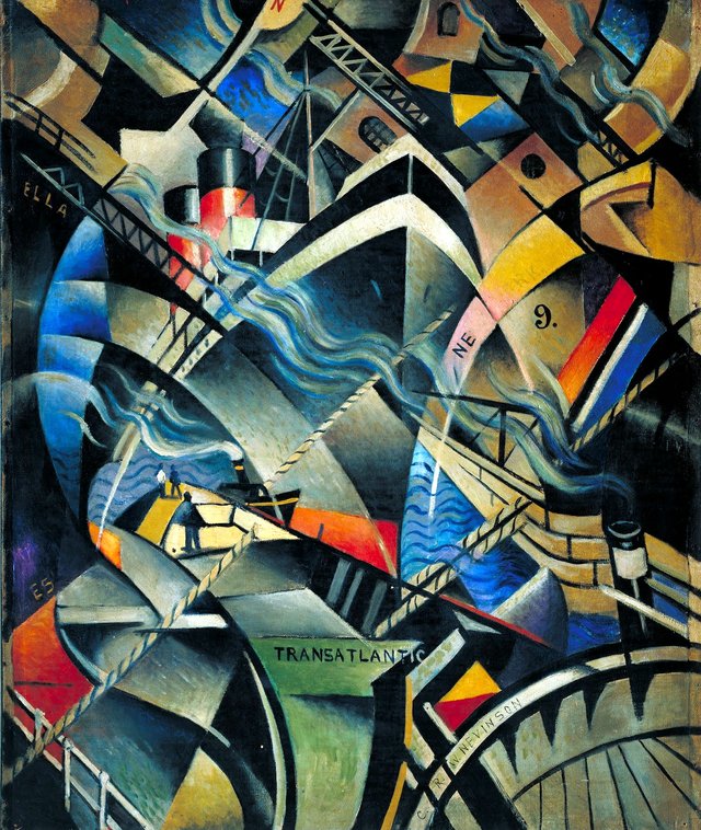 The Arrival by C. R. W. Nevinson