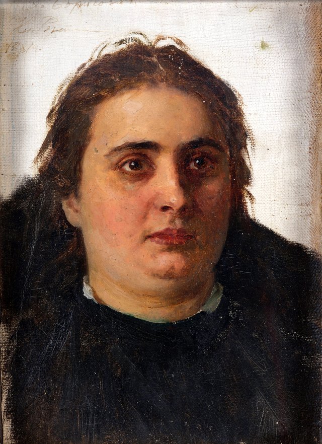 Emilia Vasilievna Borisova by Ilya Repin
