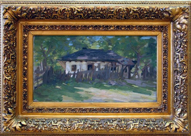 Maison à la lisière d'un village by Nicolae Grigorescu