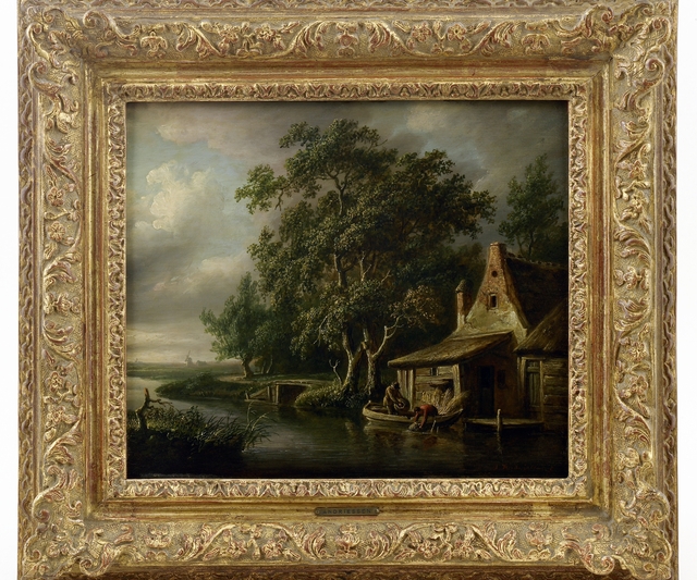 Rivierlandschap by Jurriaen Andriessen