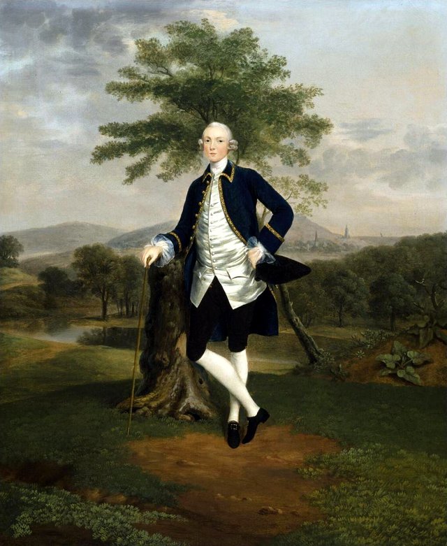 Edward Travers of Trefalyn House by Arthur Devis