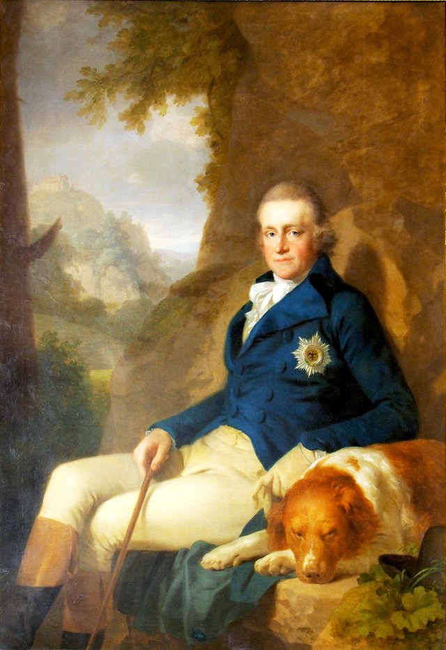 Carl August, Duke of Saxe-Weimar and Eisenach by Johann Friedrich August Tischbein