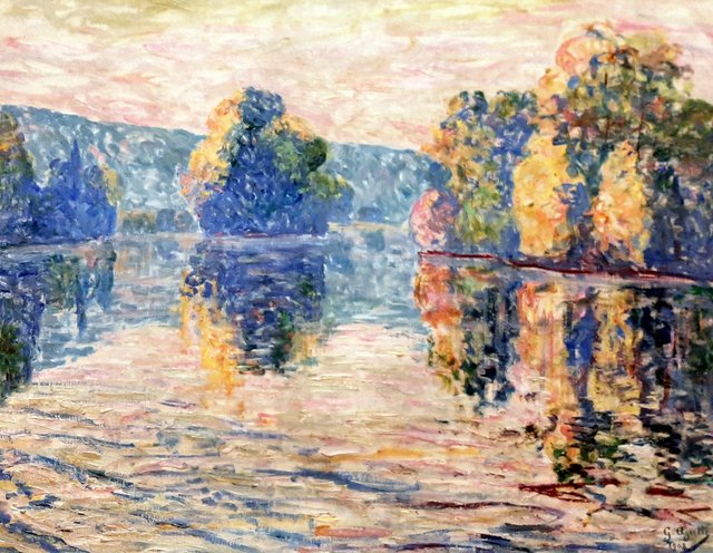 Vue de Bonnières by Georgette Agutte