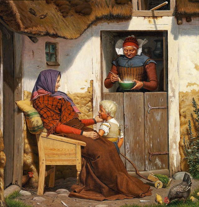 First day outside after the illness. by Christen Dalsgaard