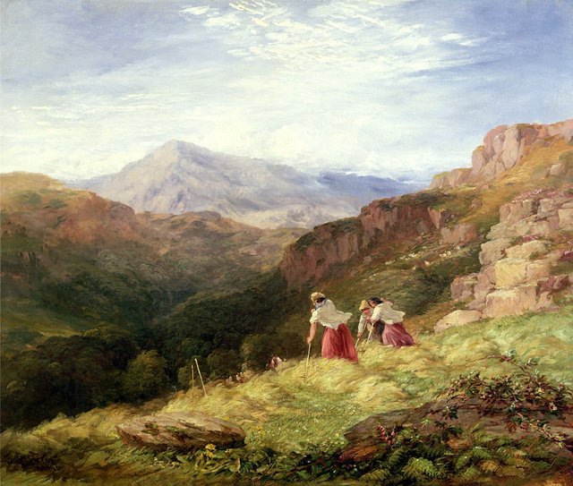 Haymaking on Snowdon by David Cox