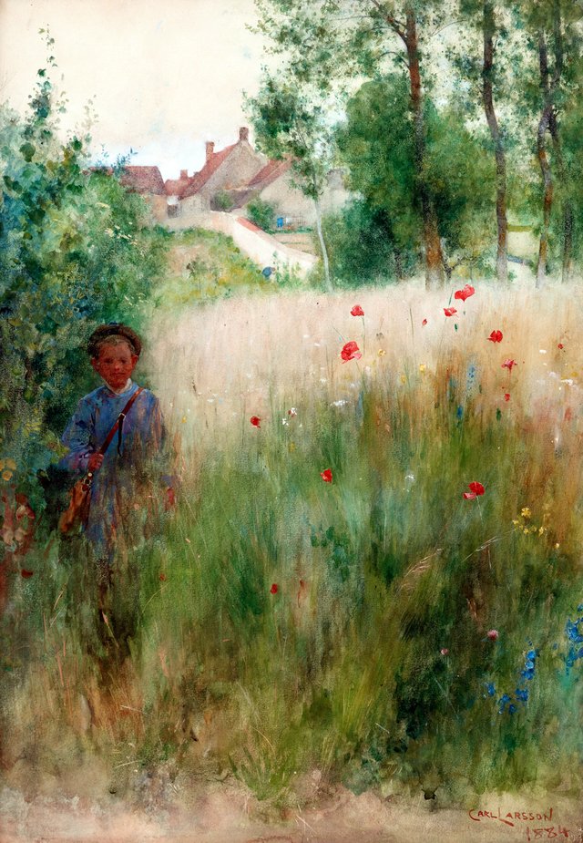 'Vallmor' by Carl Larsson