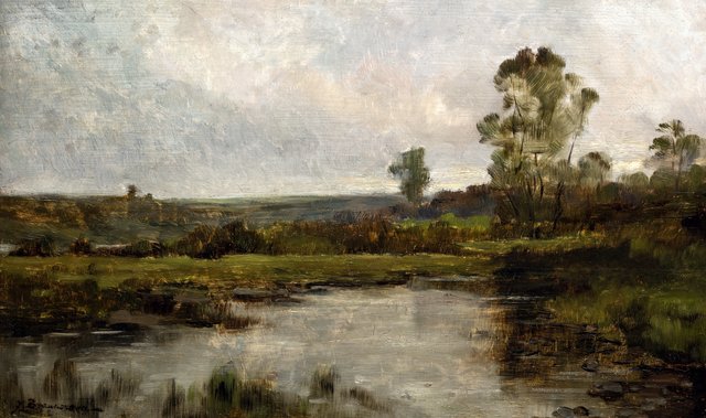 Vltava Creek in Roztoky by Zdenka Braunerová