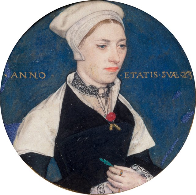 Portrait Miniature of Mrs Jane Small, formerly Mrs Pemberton by Hans Holbein the Younger