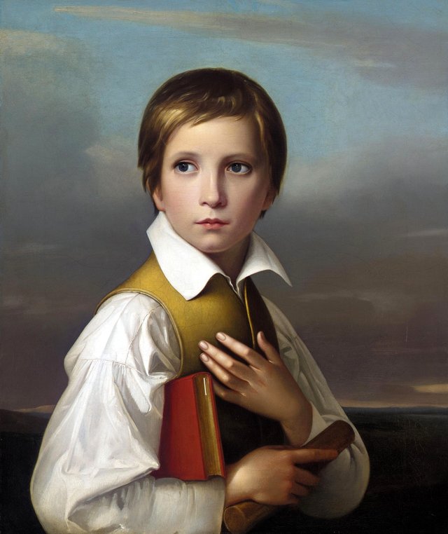 Portrait of Felix Schadow by Friedrich Wilhelm Schadow