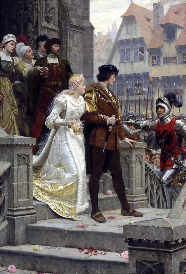 A call to arms by Edmund Blair Leighton