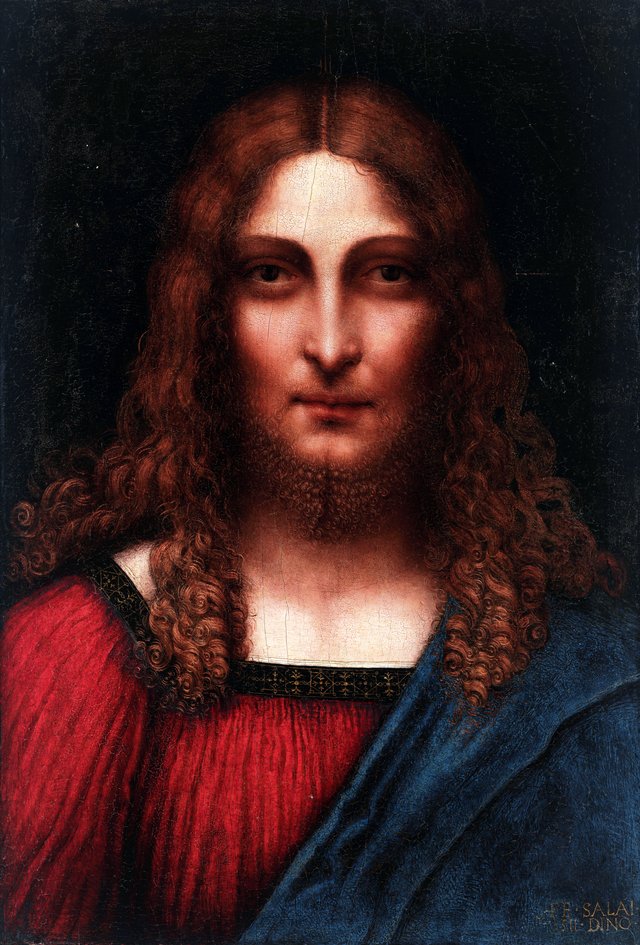 Head of Christ the Redeemer by Salaì