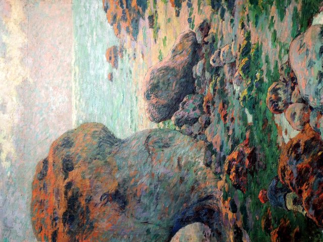 Rochers à Yport by Émile Schuffenecker
