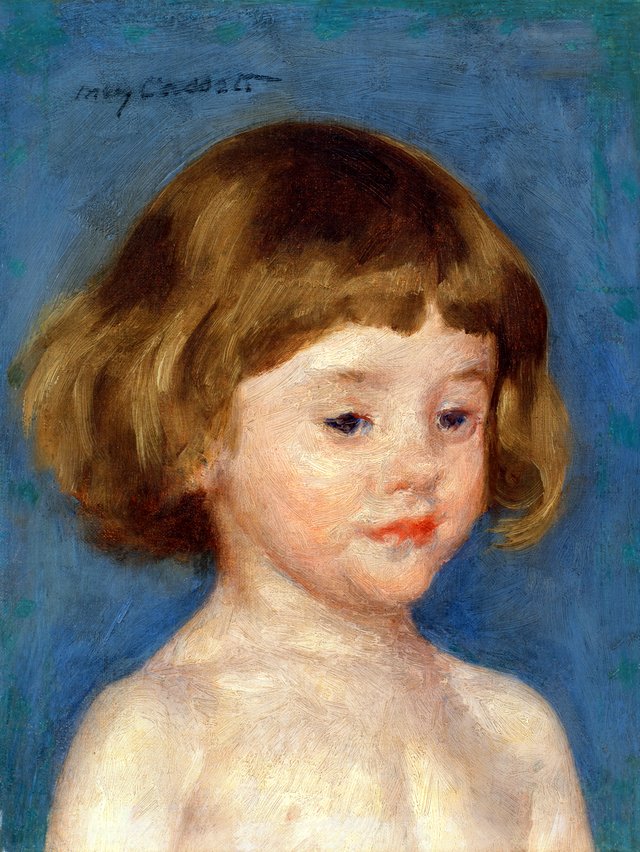 Head of Jules by Mary Cassatt