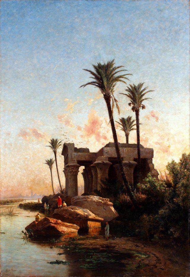 Egypcian Landscape by Carlos de Haes