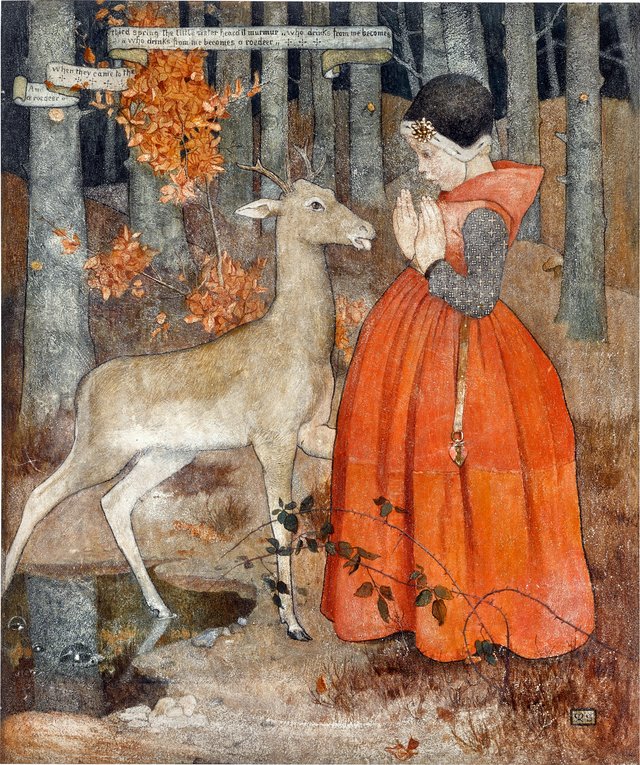 Little Brother and Little Sister by Marianne Stokes