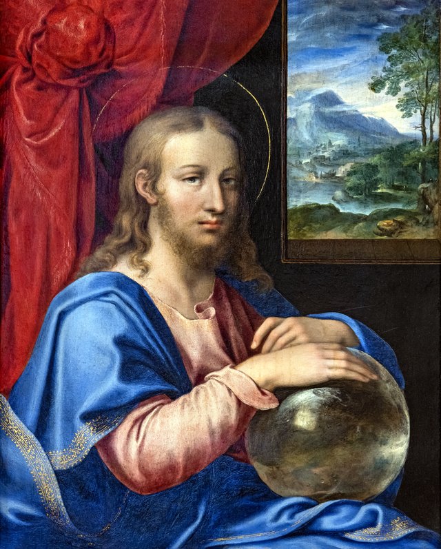 Le Christ sauveur du monde by Bartholomeus Spranger