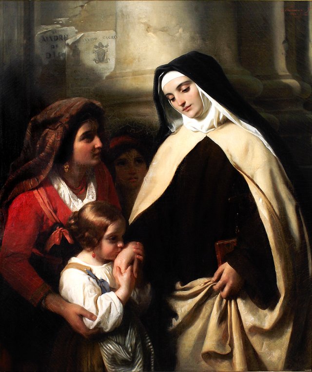 The handkiss by Cornelis Kruseman