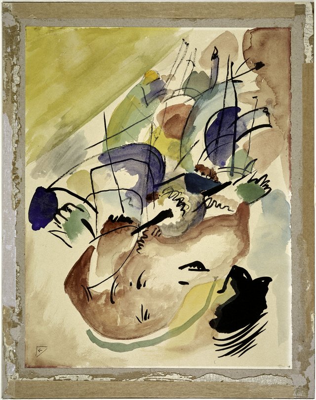 Study for Improvisation 31 (Seeschlacht) by Wassily Kandinsky